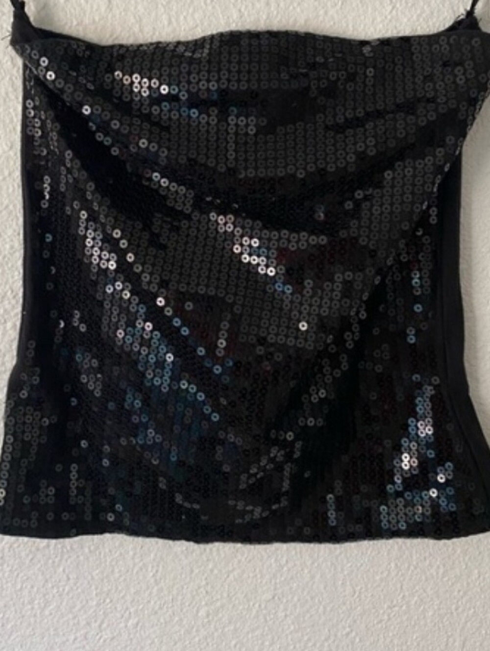 UO Silver Sequin Tube Top And H&m Black Sequin Tube Top